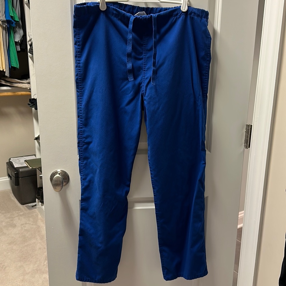 Landau royal blue scrubs small